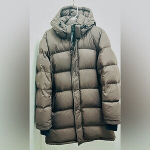 Aritzia Taupe Puffer Jacket